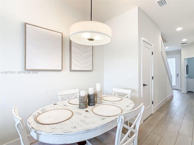 Furnished interior view inside a new home in , Clermont (Image 8).