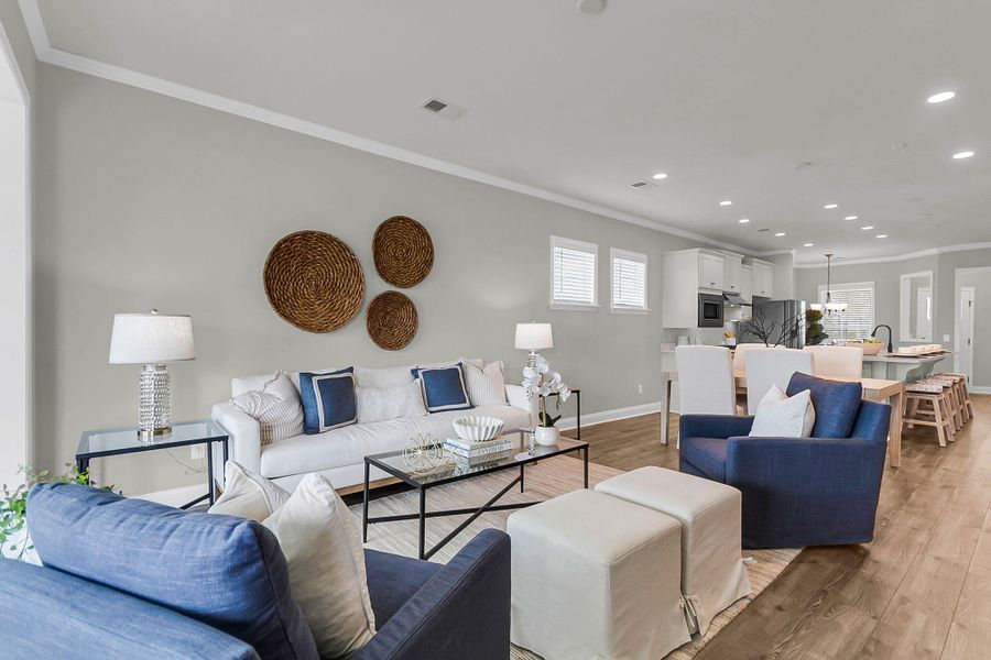 Furnished interior view inside a new home in , Summerville (Image 36).