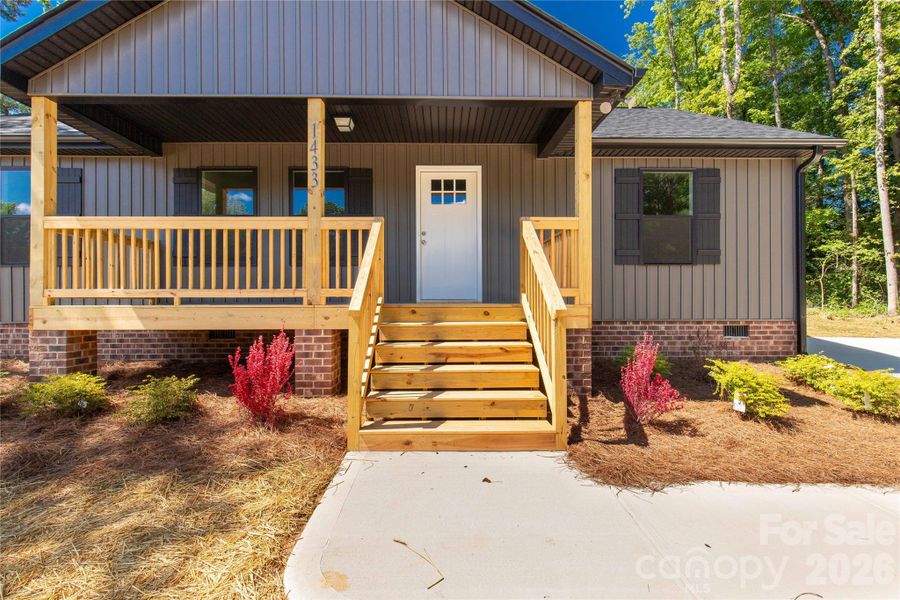 Exterior details and patio area of a home in , McConnells (Image 3). Exterior details and patio area of a home in , McConnells (Image 3).
