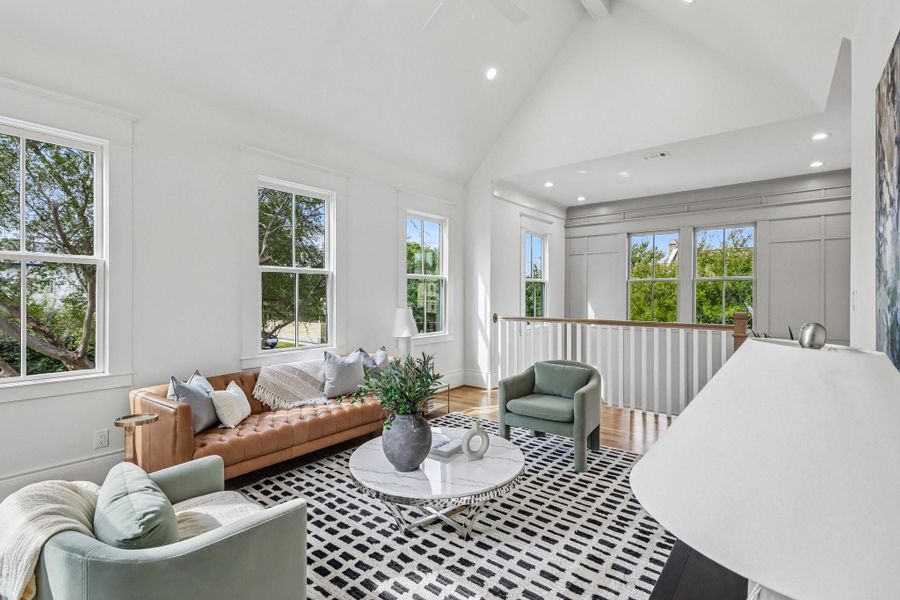 Furnished interior view inside a new home in , Houston (Image 34).