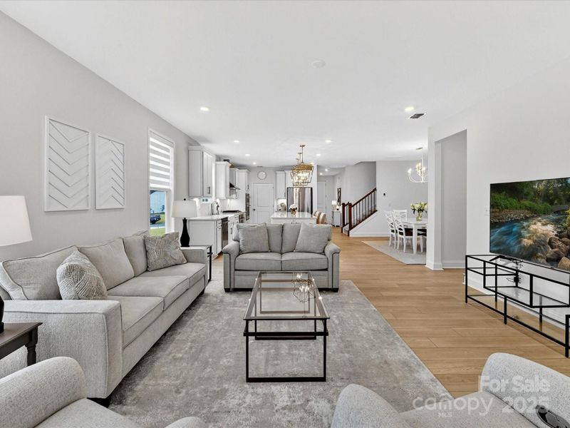 Furnished interior view inside a new home in Kinsdale, Lancaster (Image 7).