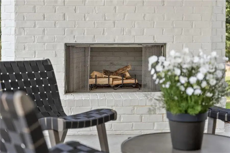 Exterior details and patio area of a home in The Tillery, Marietta (Image 3).