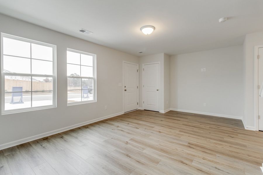 Spacious, unfurnished interior of a new home in Astoria, Columbia (Image 15). Spacious, unfurnished interior of a new home in Astoria, Columbia (Image 15).