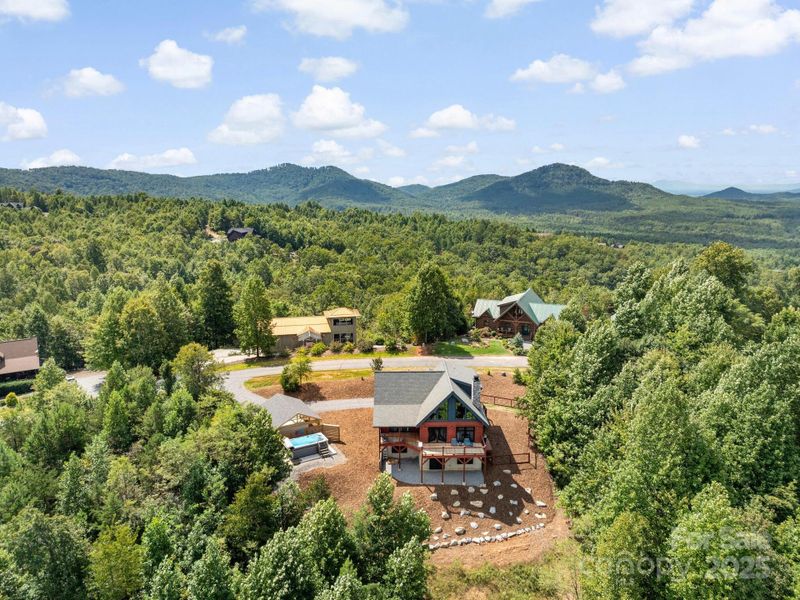 Aerial View From Rear of Home