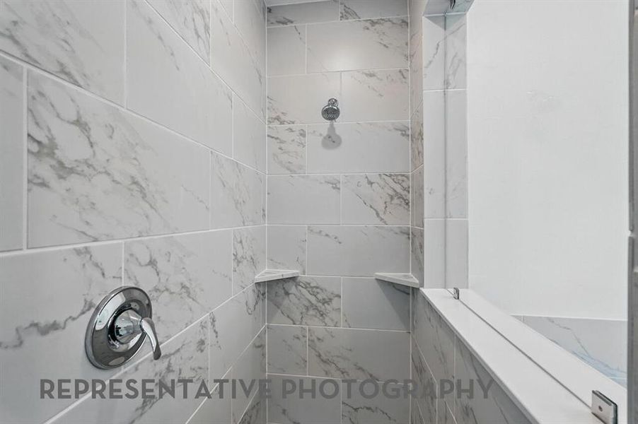 Close-up of interior finishes inside a home in Devonshire, Forney (Image 12).