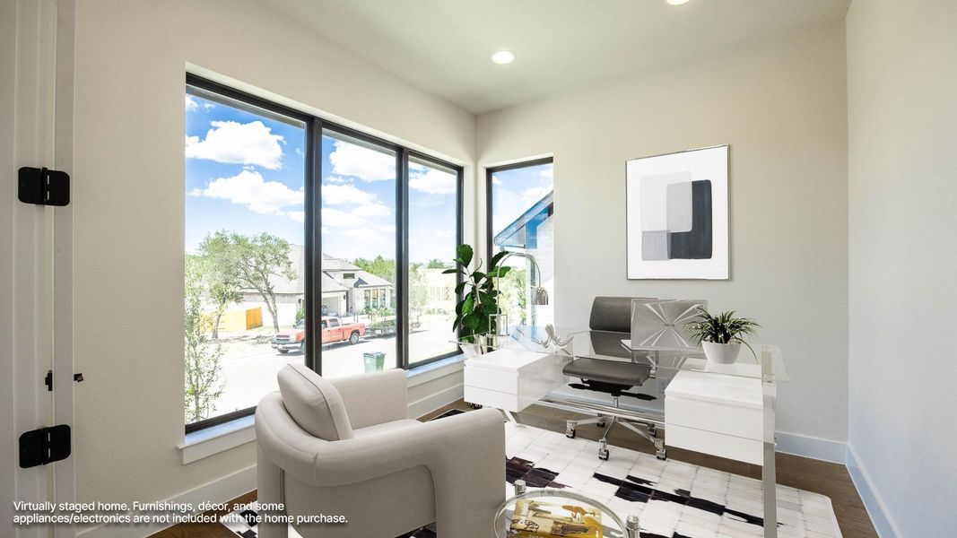 Furnished interior view inside a new home in Parkside on the River West, Georgetown (Image 4). Furnished interior view inside a new home in Parkside on the River West, Georgetown (Image 4).
