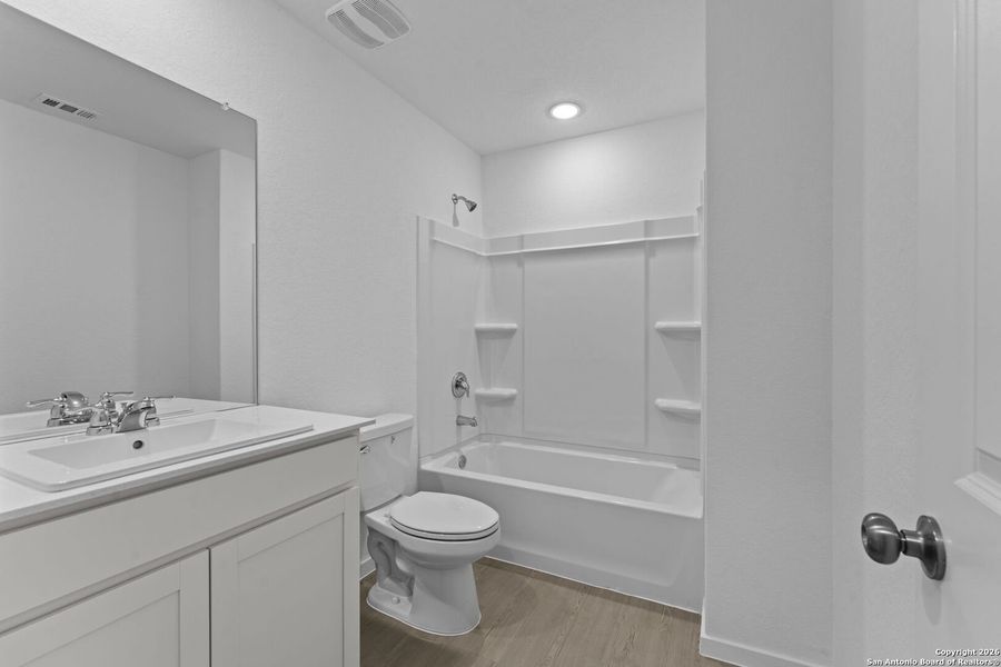 Furnished interior view inside a new home in Voss Farms: Watermill Collection, New Braunfels (Image 7).