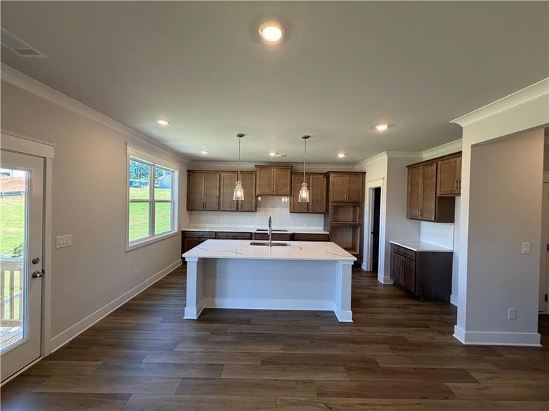 Furnished interior view inside a new home in Mallard’s Landing, Jefferson (Image 5).
