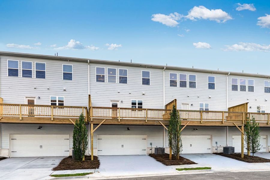Exterior details and patio area of a home in Chandler Run, Tucker (Image 20).