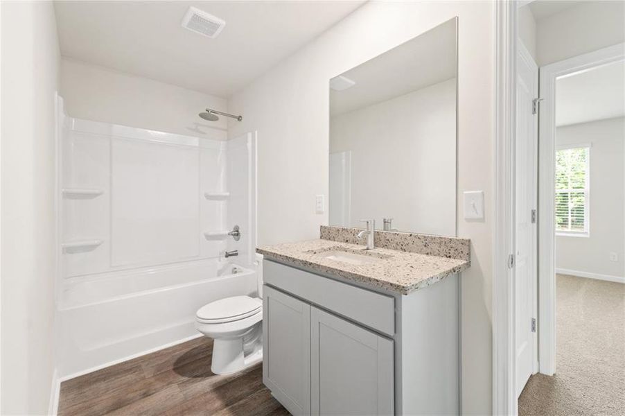 Furnished interior view inside a new home in The Woodlands Preserve, Jackson (Image 11).