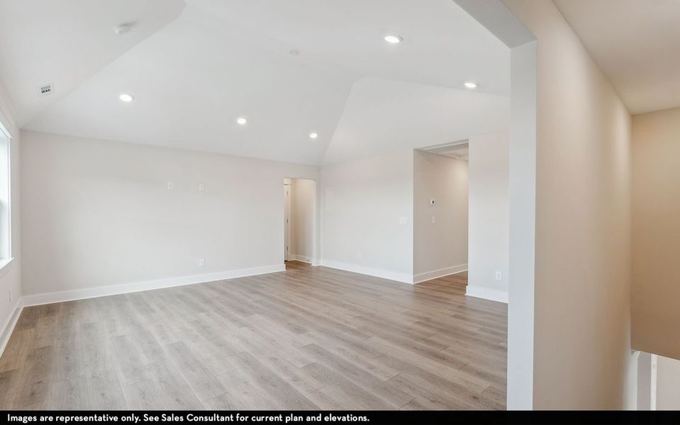 Spacious, unfurnished interior of a new home in Aden Woods, Nashville (Image 31).