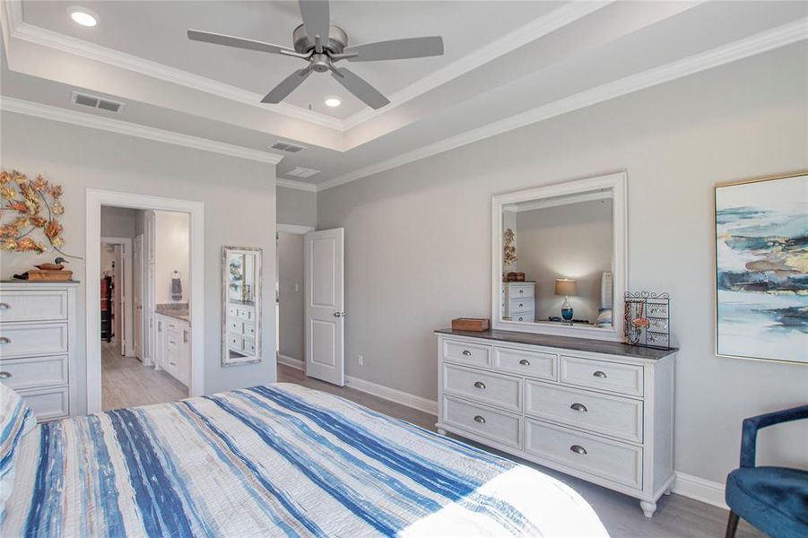 Furnished interior view inside a new home in , Bullard (Image 8).