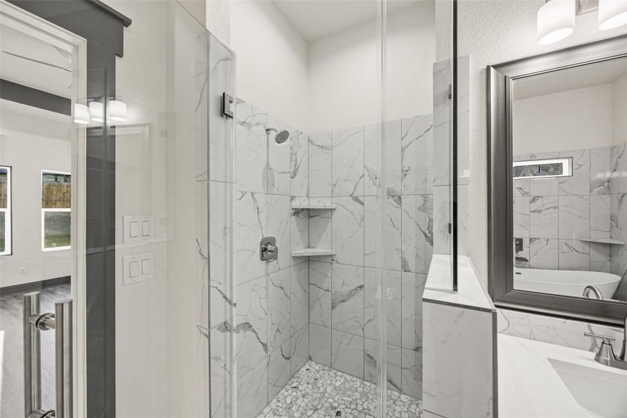 Furnished interior view inside a new home in , Conroe (Image 4).