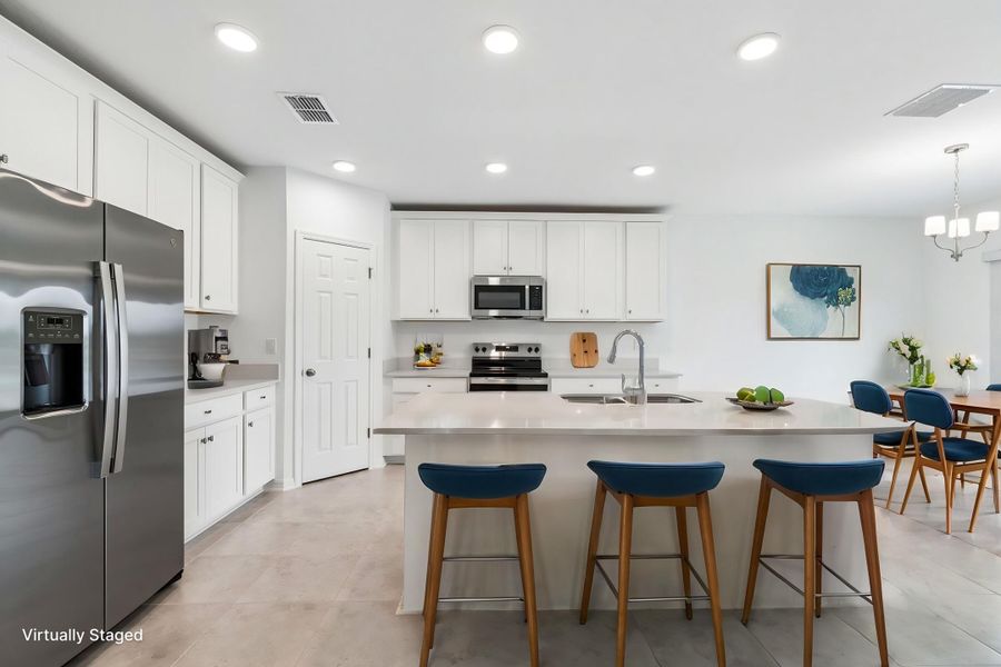 Kitchen - Virtually Staged Kitchen - Virtually Staged