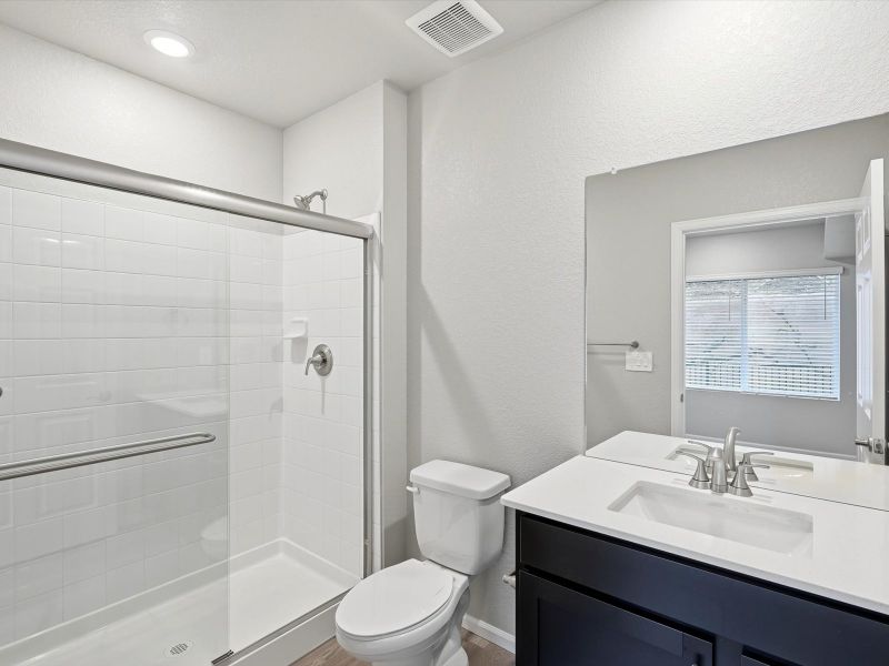 Furnished interior view inside a new home in Three Hills, Morrison (Image 9).