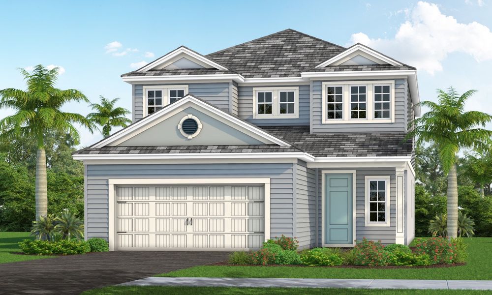 Representative exterior photo of a completed home built from the Vision 2 by Neal Communities in Palmera, Venice, FL (Image 5).