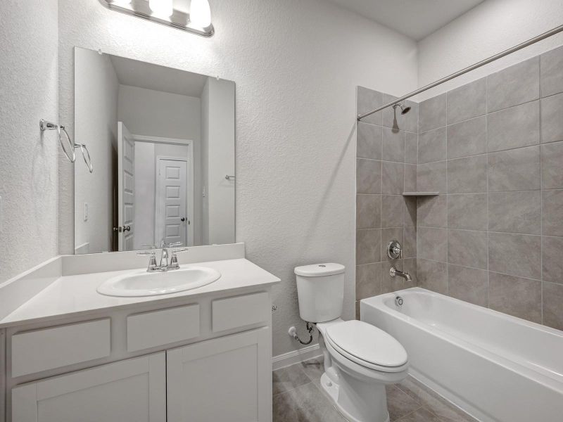 Photo is not of the actual home, but is an inspirational photo of builder’s model home and may depict options, furnishings, and/or decorator features that are not included.