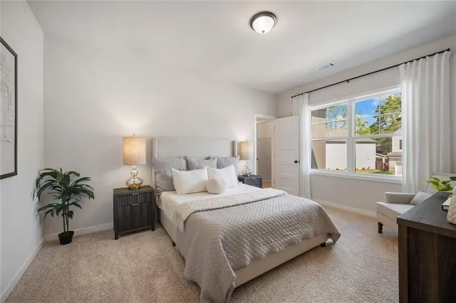Furnished interior view inside a new home in Rosewood Lake Estates, Hoschton (Image 37).