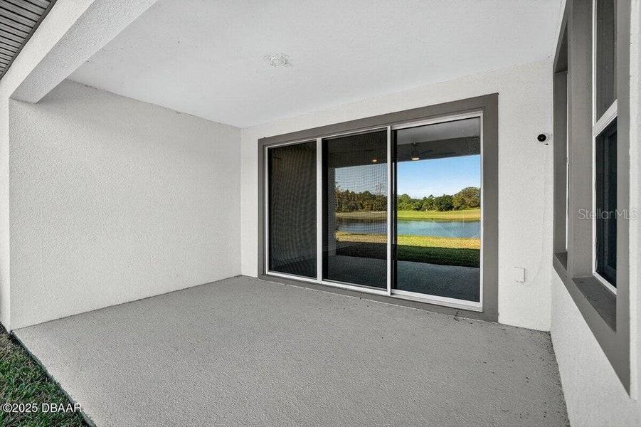 Exterior details and patio area of a home in Legends Preserve - Reserve Series, Daytona Beach (Image 26). Exterior details and patio area of a home in Legends Preserve - Reserve Series, Daytona Beach (Image 26).