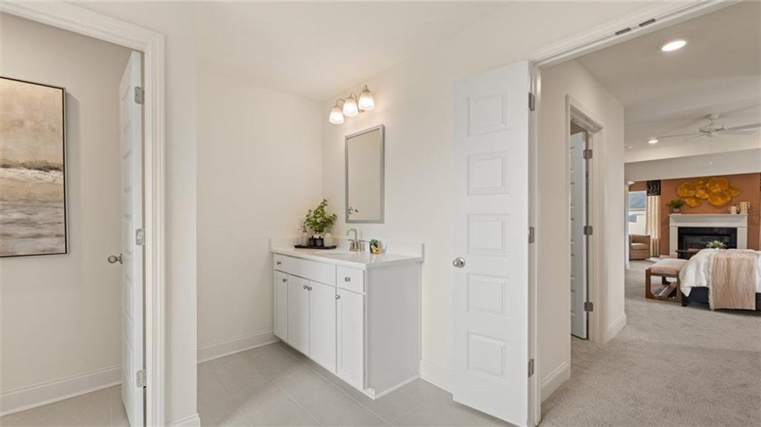 Furnished interior view inside a new home in The Gates at Pates Creek, Hampton (Image 26).