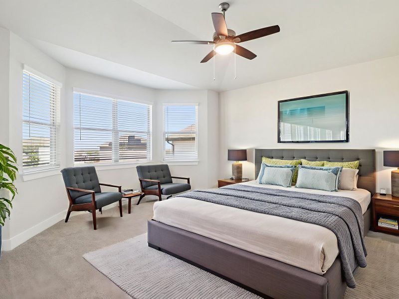 Furnished interior view inside a new home in Royal Crest, San Antonio (Image 5).