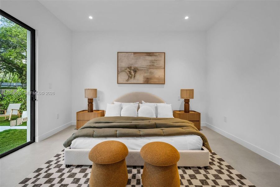 Furnished interior view inside a new home in , Miami Shores (Image 38).