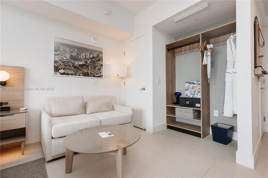 Furnished interior view inside a new home in Gale Hotel & Residences Miami (former Natiivo), Miami (Image 8).