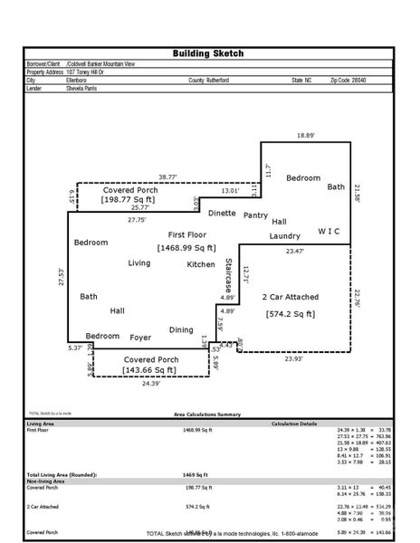 2D floor plan layout of this home in , Ellenboro, NC (Image 3).