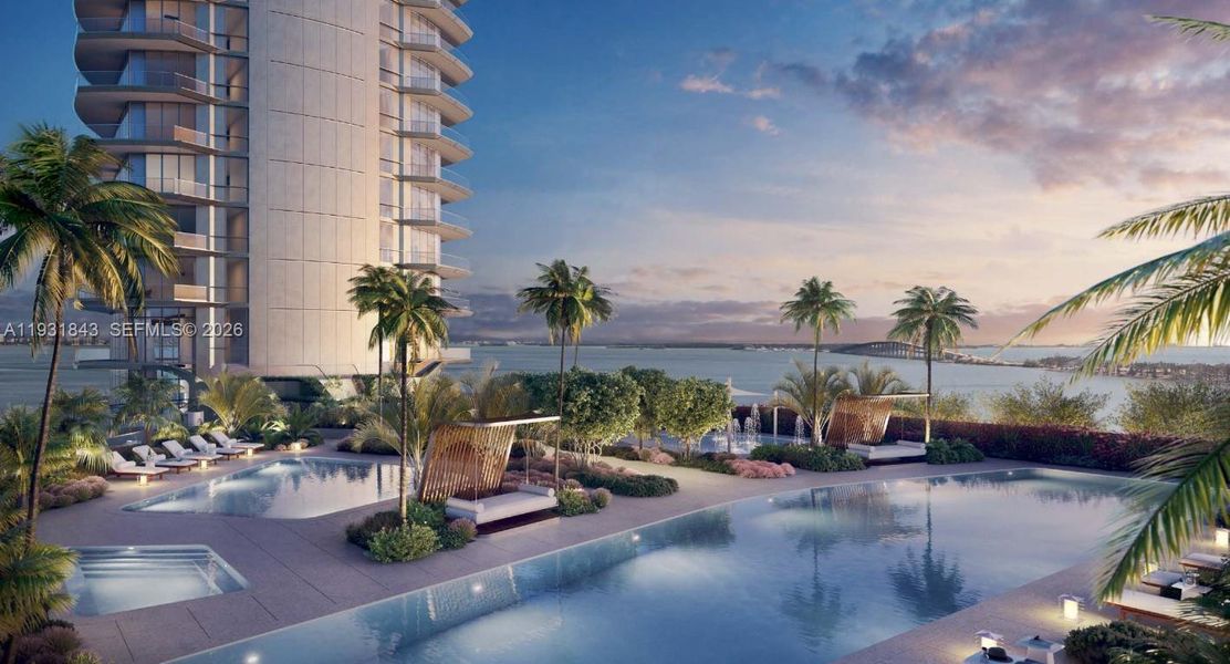 Condo located in Miami, FL showcasing its design and architecture (Image 3).