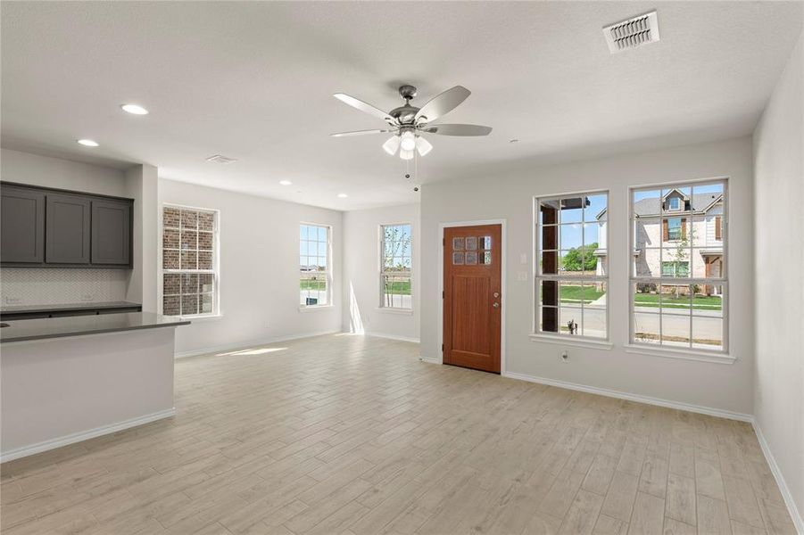 Spacious, unfurnished interior of a new home in Sanger Circle, Sanger (Image 37). Spacious, unfurnished interior of a new home in Sanger Circle, Sanger (Image 37).
