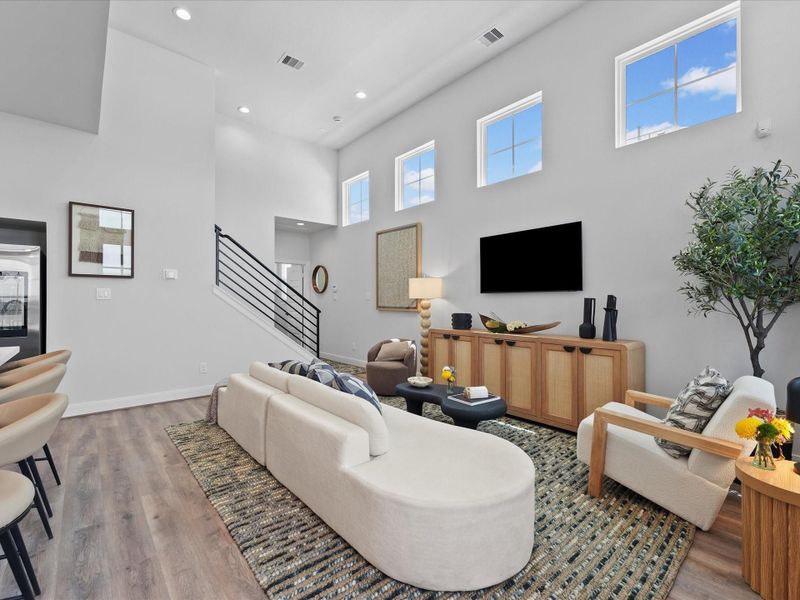Furnished interior view inside a new home in Uptown District, Houston (Image 14).