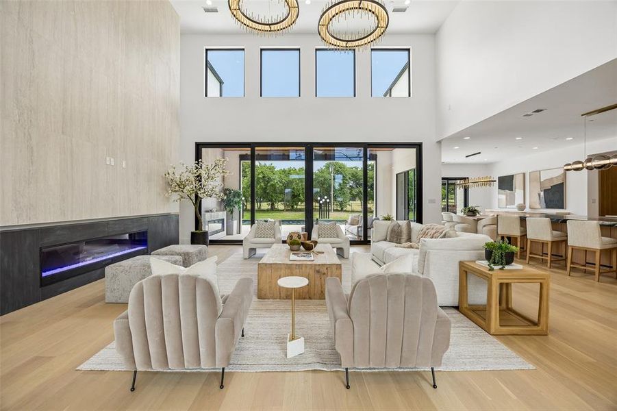 Furnished interior view inside a new home in , Southlake (Image 31).