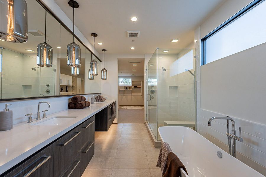 Furnished interior view inside a new home in Village at Seven Desert Mountain, Scottsdale (Image 36).