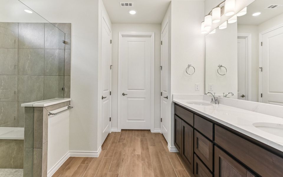 Furnished interior view inside a new home in Villas at Kissing Tree, San Marcos (Image 8).