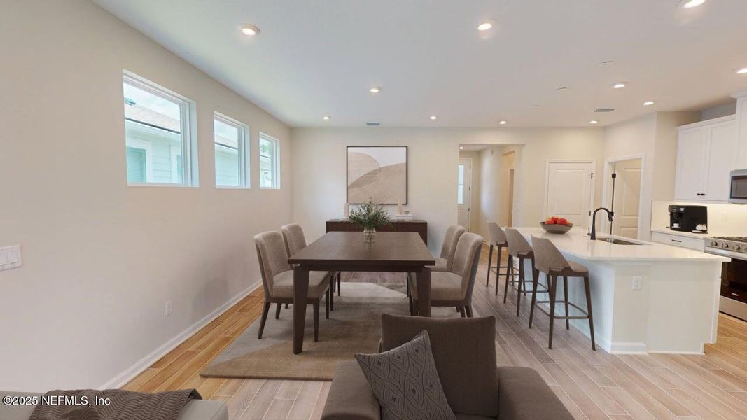 Furnished interior view inside a new home in RiverTown - WaterSong, St. Johns (Image 14). Furnished interior view inside a new home in RiverTown - WaterSong, St. Johns (Image 14).