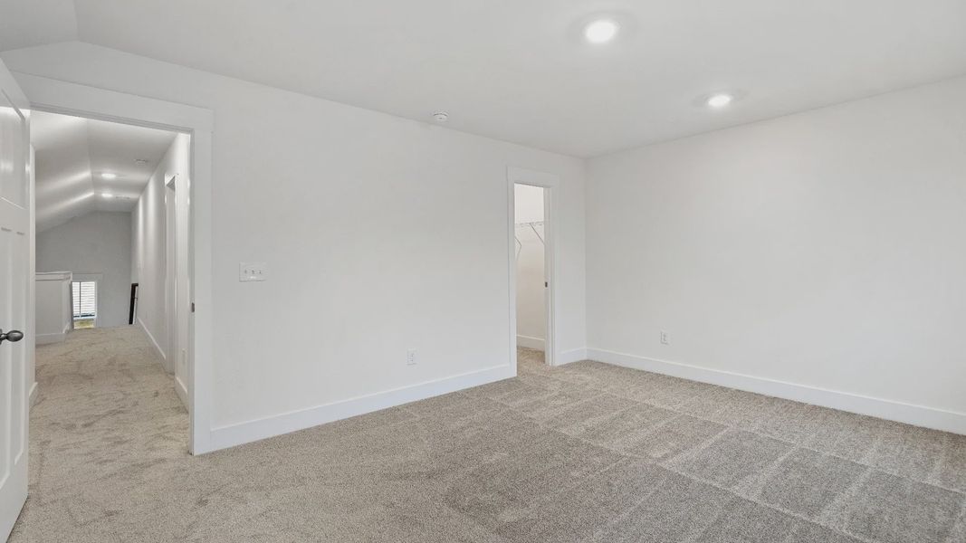 Bonus Room of The Oakleigh Design by DRB Homes