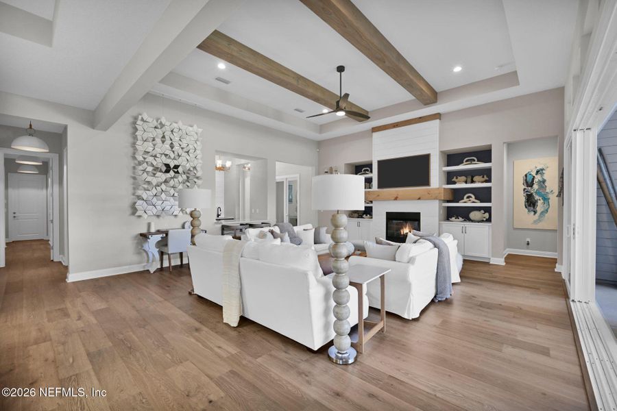 Furnished interior view inside a new home in Palmetto Cove, Ponte Vedra (Image 33).