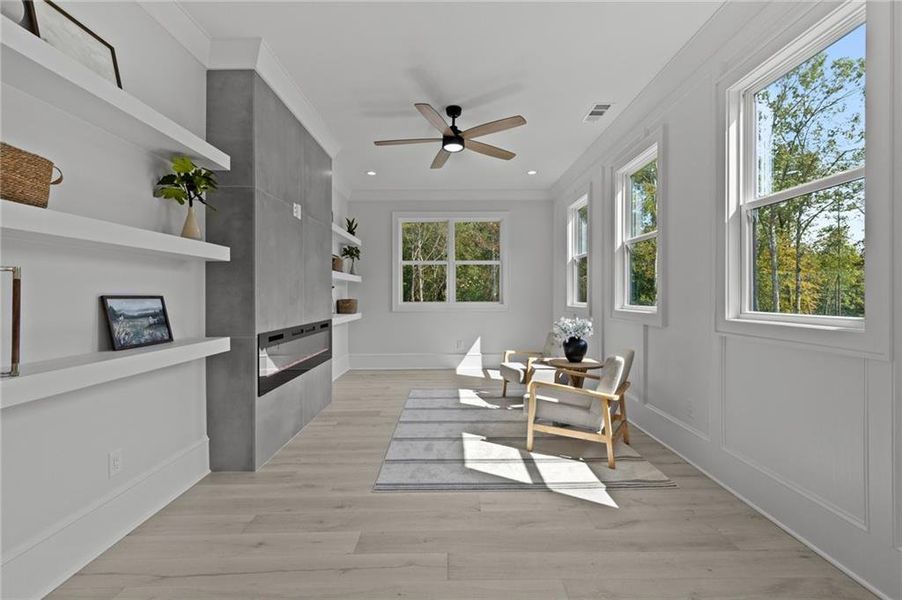 Furnished interior view inside a new home in , Dacula (Image 46).
