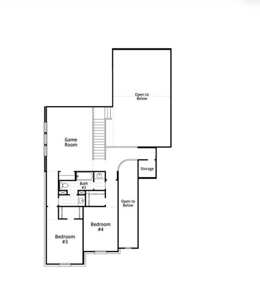 2D floor plan layout for the Foxleigh Plan by Highland Homes in Mont Blanc, Schertz, TX (Image 25). 2D floor plan layout for the Foxleigh Plan by Highland Homes in Mont Blanc, Schertz, TX (Image 25).