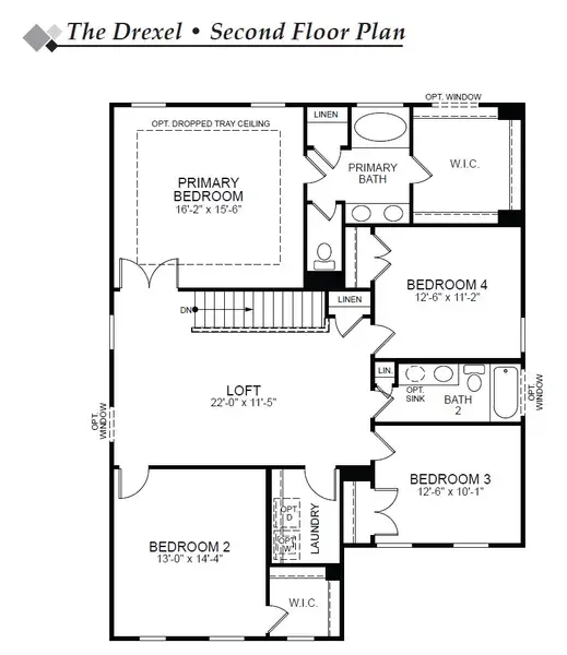 2D floor plan layout of this home in Chandler Ridge, McLeansville, NC (Image 6). 2D floor plan layout of this home in Chandler Ridge, McLeansville, NC (Image 6).