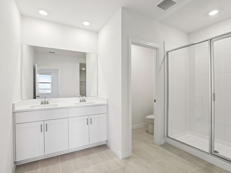 Furnished interior view inside a new home in Benton Hills - Classic Series, Brooksville (Image 8). Furnished interior view inside a new home in Benton Hills - Classic Series, Brooksville (Image 8).