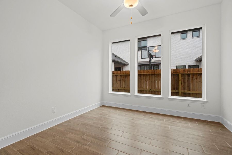 Spacious, unfurnished interior of a new home in Harvest Green, Richmond (Image 19). Spacious, unfurnished interior of a new home in Harvest Green, Richmond (Image 19).