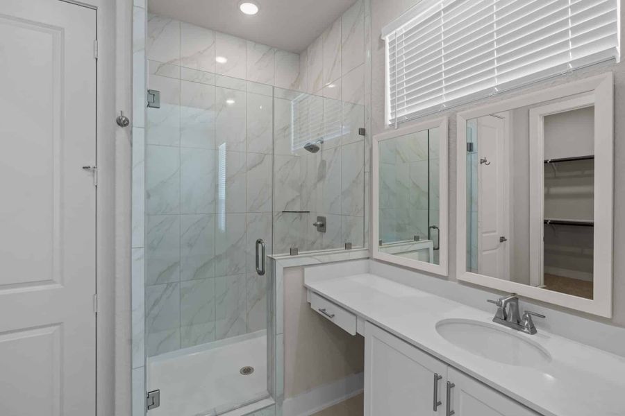 Furnished interior view inside a new home in Rose Hill, San Antonio (Image 4). Furnished interior view inside a new home in Rose Hill, San Antonio (Image 4).