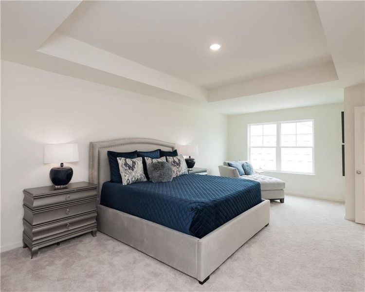 Furnished interior view inside a new home in Old Salem Crossing, Conyers (Image 16).