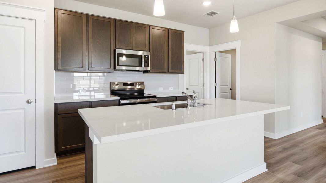 Furnished interior view inside a new home in Hunters Glen, Jarrell (Image 16).