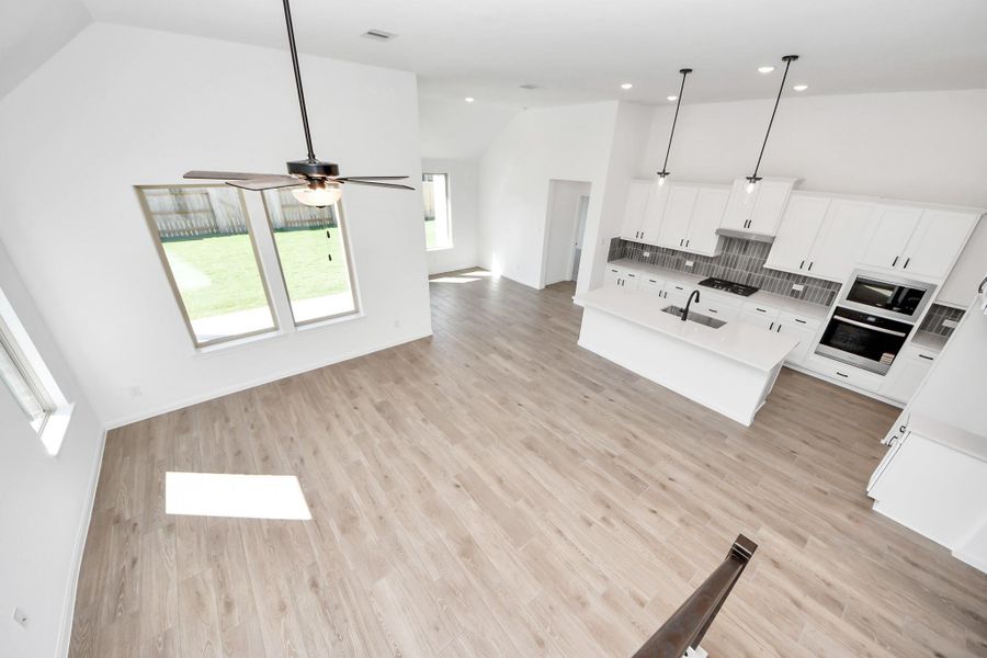 Spacious, unfurnished interior of a new home in 50' Traditional Homes at Elyson, Katy (Image 29). Spacious, unfurnished interior of a new home in 50' Traditional Homes at Elyson, Katy (Image 29).