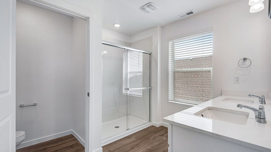Furnished interior view inside a new home in Vista Meadows, Fort Lupton (Image 15).