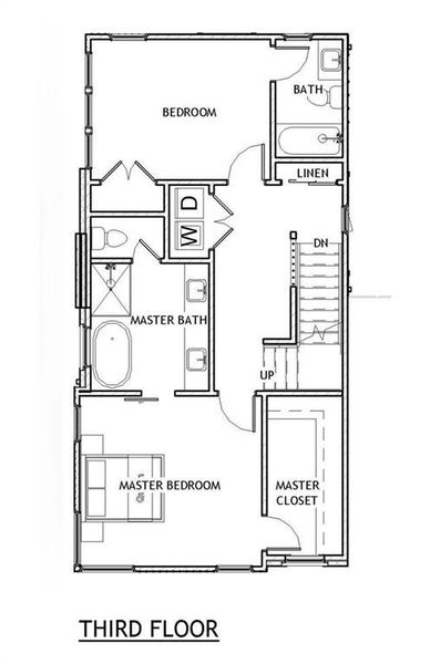 2D floor plan layout of this home in , Atlanta, GA (Image 27).