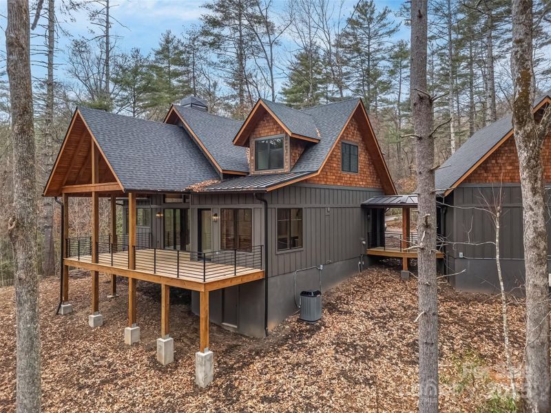 Exterior details and patio area of a home in , Brevard (Image 3). Exterior details and patio area of a home in , Brevard (Image 3).