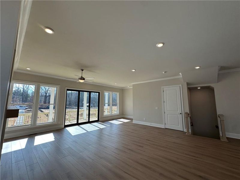 Spacious, unfurnished interior of a new home in Waterside Single Family, Peachtree Corners (Image 28).